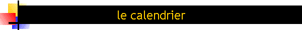 le calendrier